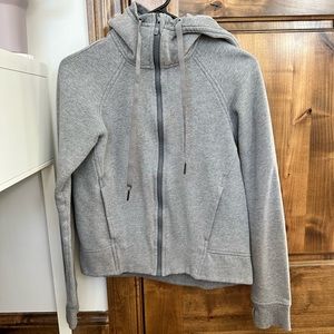 Lululemon zip up, grey